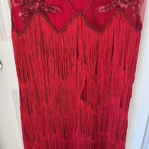 NWT Babeyond red flapper gown